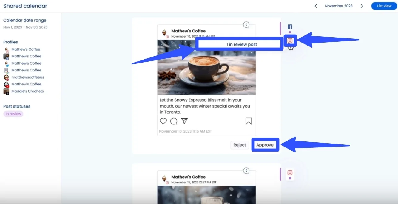 Social Media Approval Software11