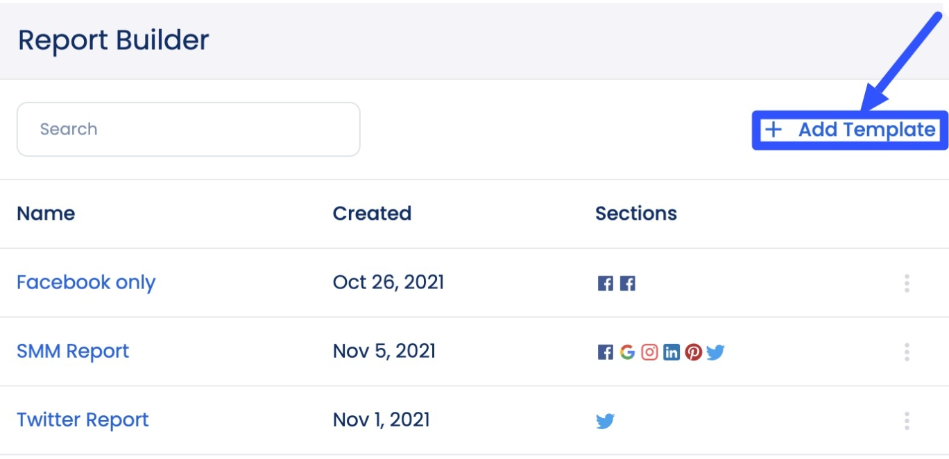 how to track engagement on social media: Report builder