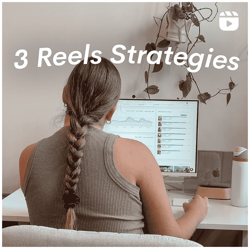 Effective Social Media Content Strategies for 2024. Katie Steckley sits and works at computer.