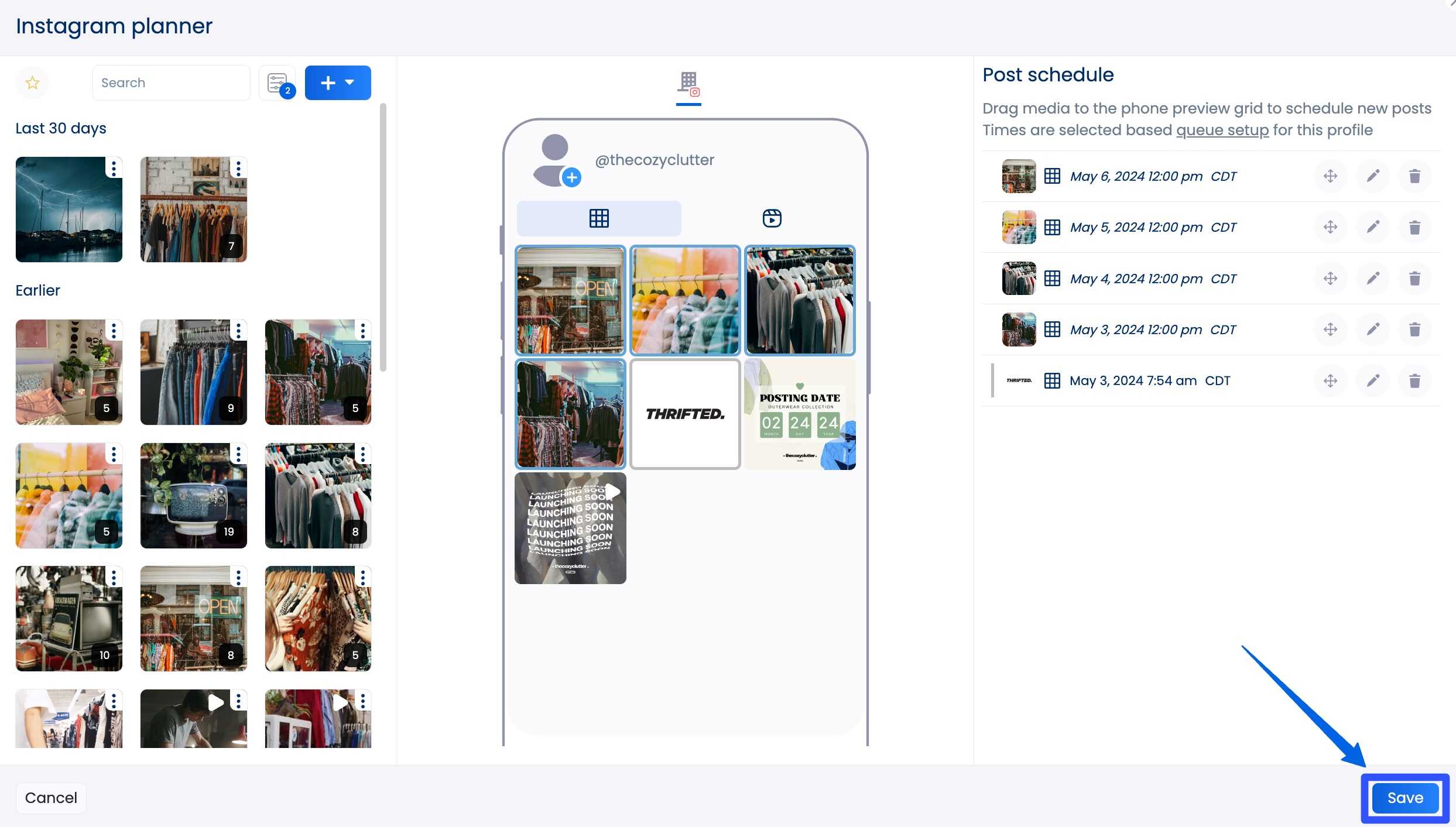 Instagram Planning Tool2