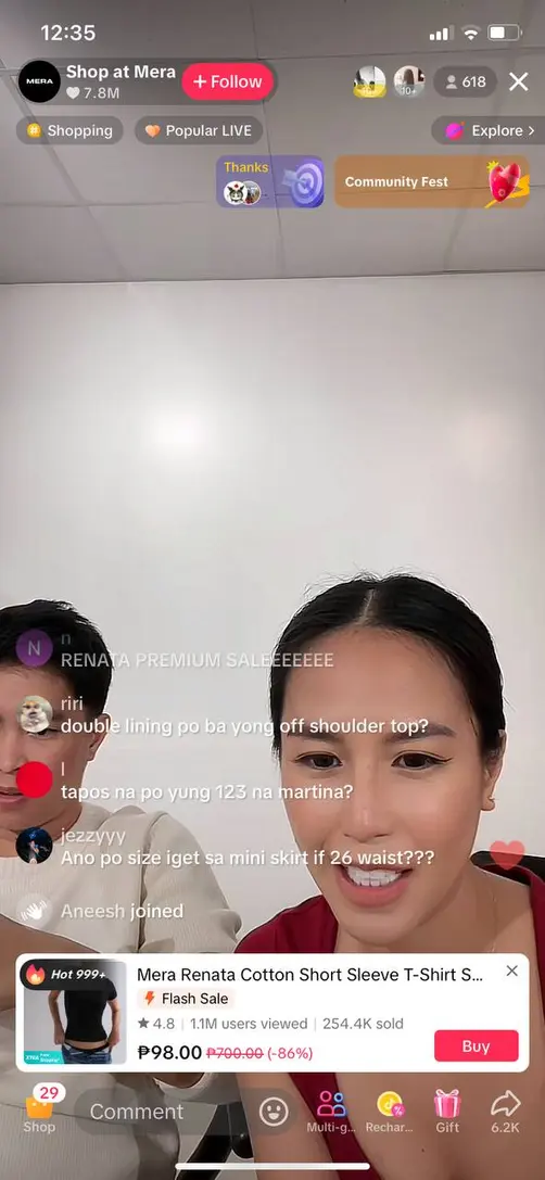 Social Media Shopping Trends. TikTok live selling