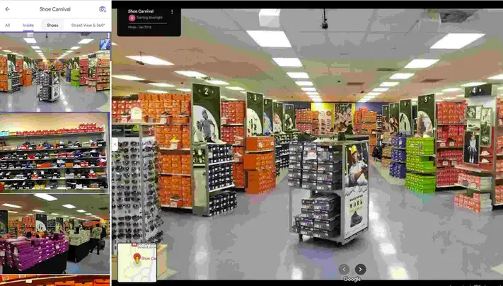 Future-Proof Your Google Business Profile for Local Search. Shoe Carnival's images featuring their shoes.