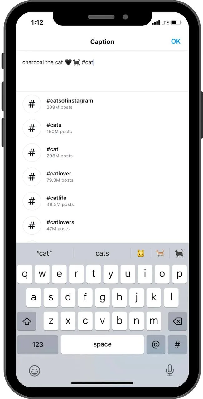 Instagram Collab Posts Step 3 in Creating Reels