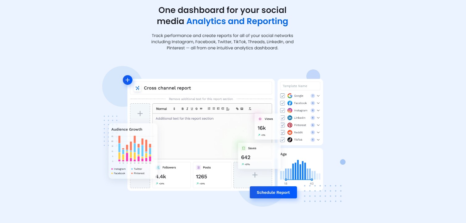 Essential Social Media Metrics, Vista Social your all in one platform
