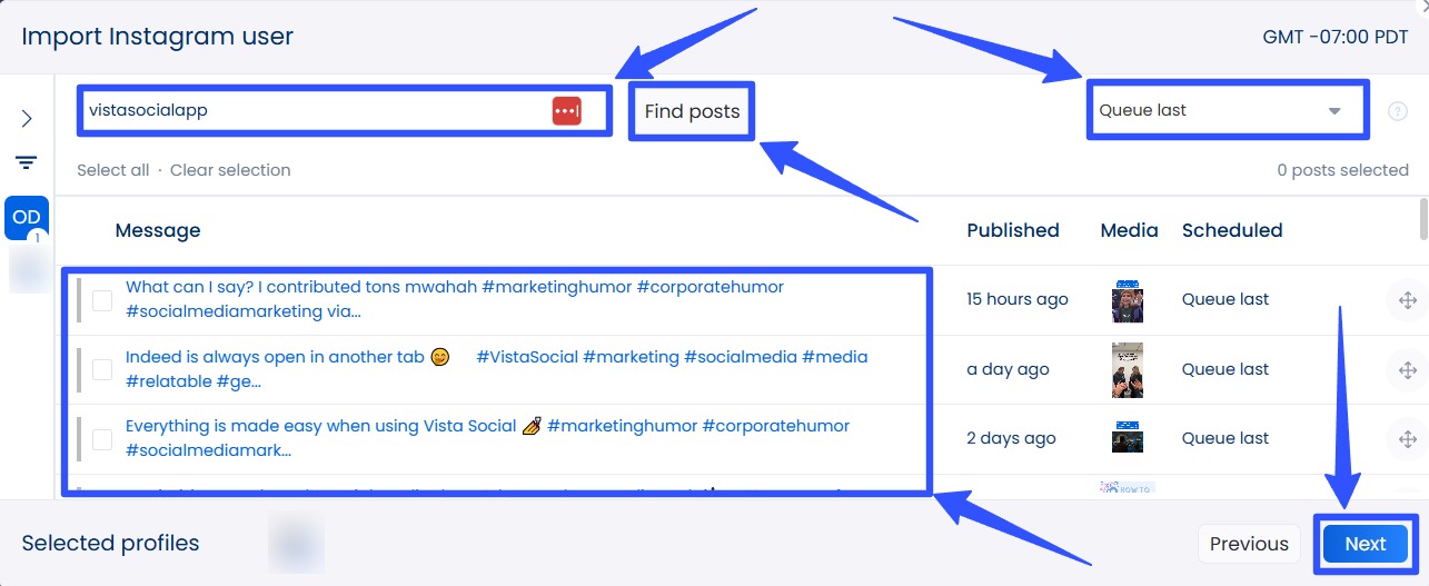 Content Update Bulk Scheduling Social Media Posts14