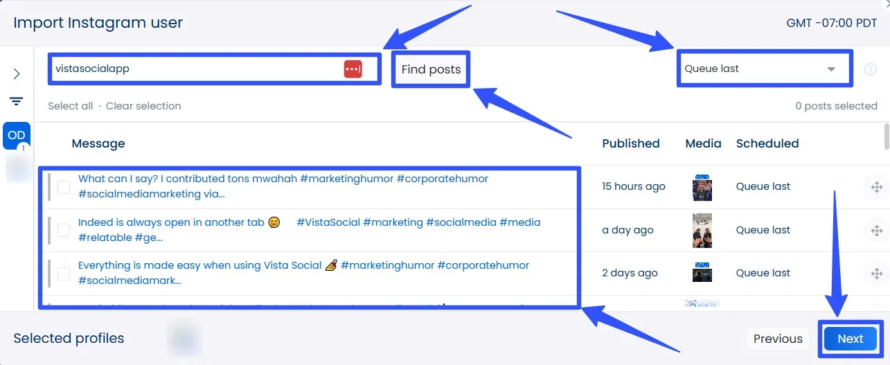 Content Update Bulk Scheduling Social Media Posts14