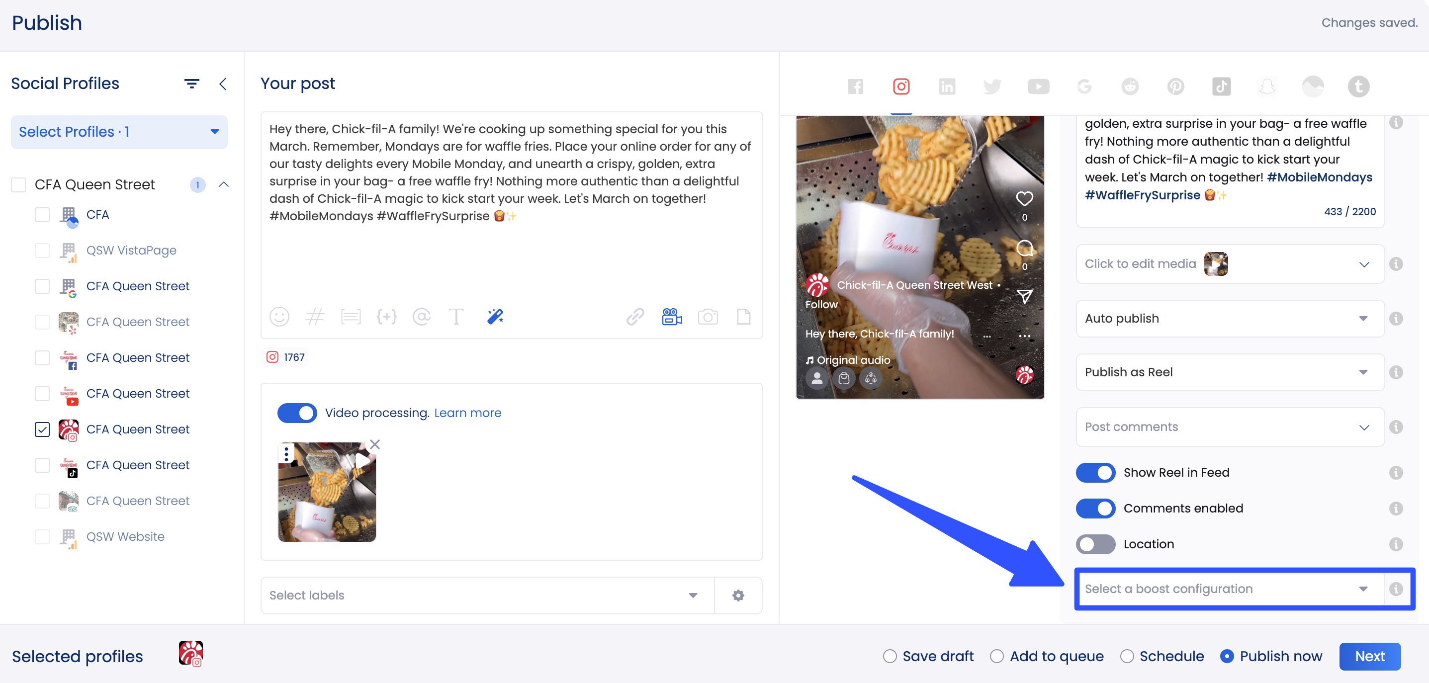Content Update Bulk Scheduling Social Media Posts17