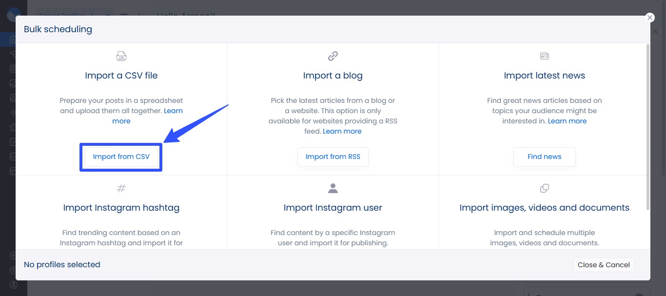 Content Update Bulk Scheduling Social Media Posts2