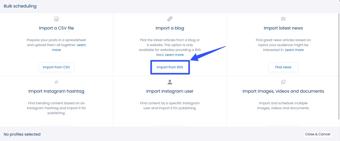 Content Update Bulk Scheduling Social Media Posts5