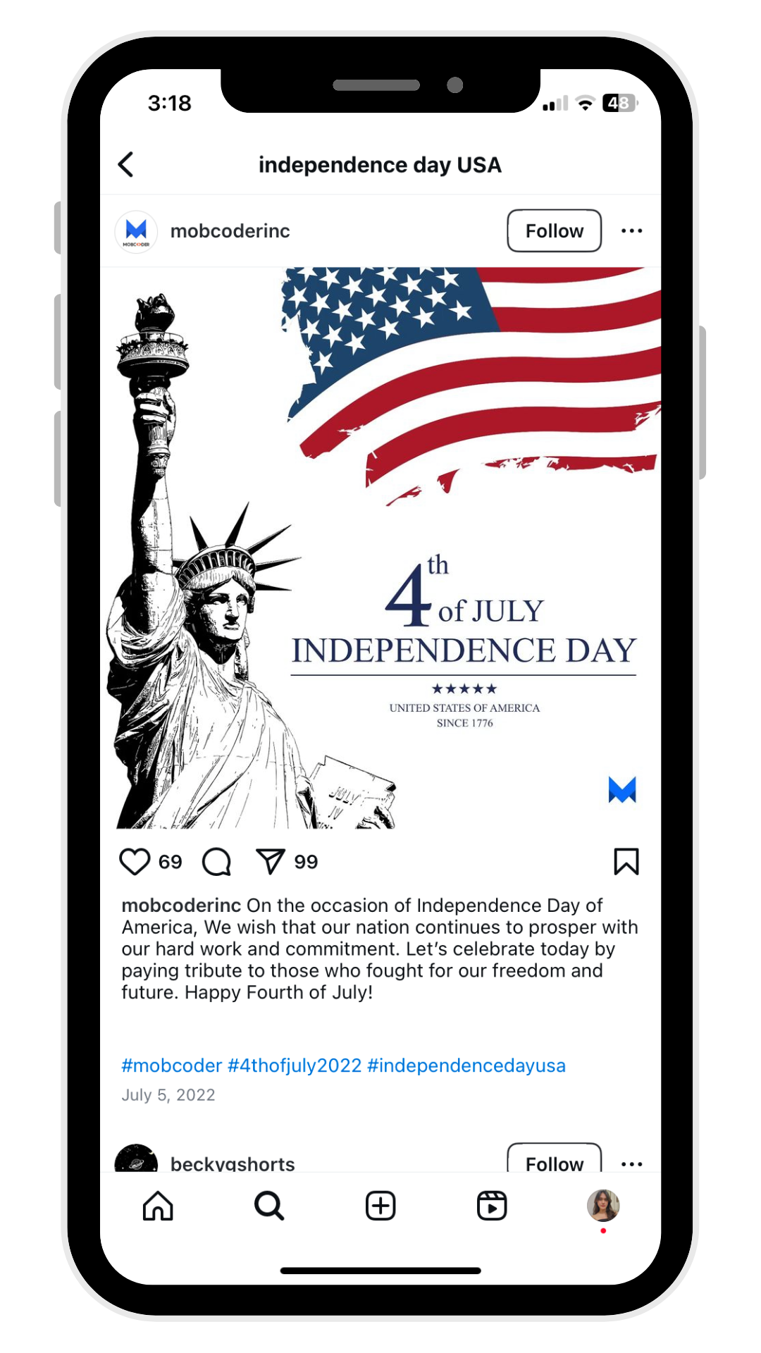 Seasonal Content Ideas July