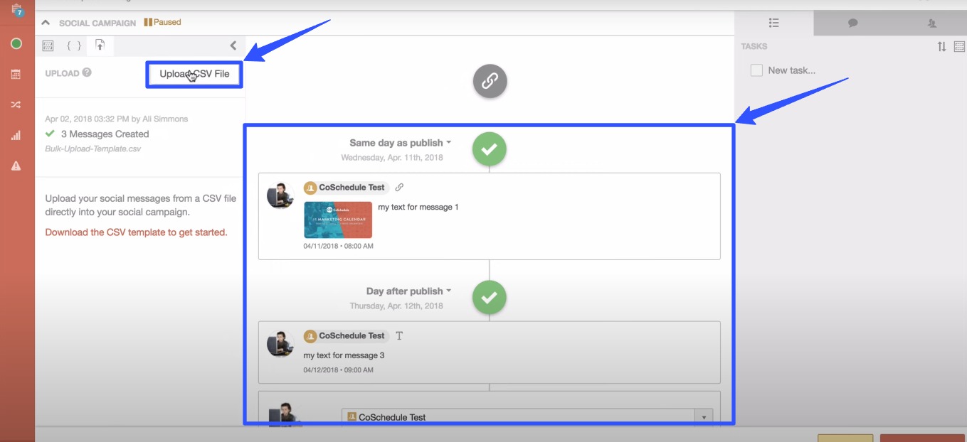 Bulk Scheduling Tools34