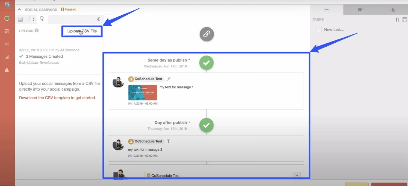 Bulk Scheduling Tools34