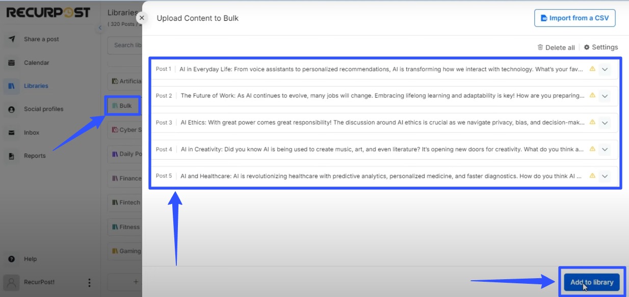Bulk Scheduling Tools44