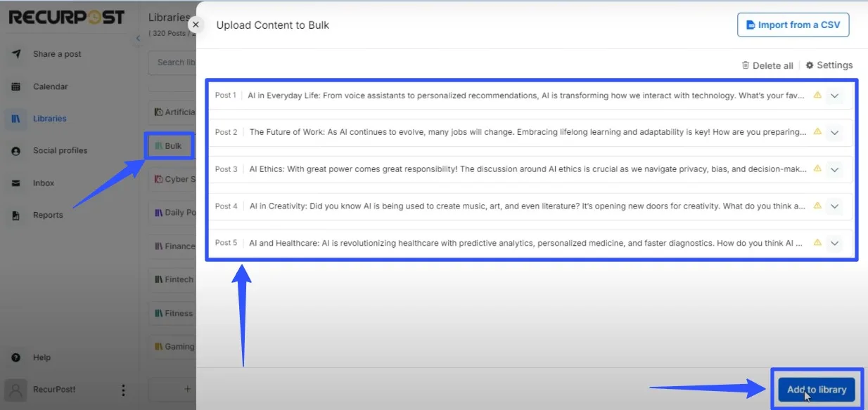 Bulk Scheduling Tools44