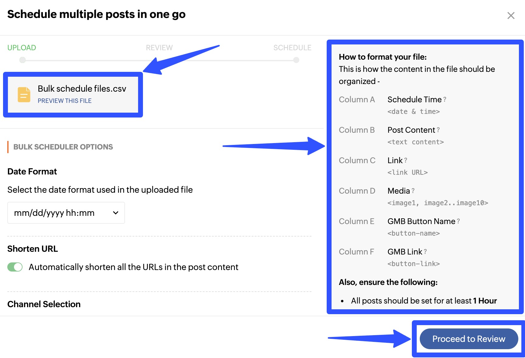Bulk Scheduling Tools50