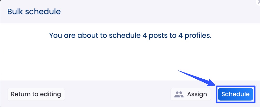 Bulk Scheduling Tools6