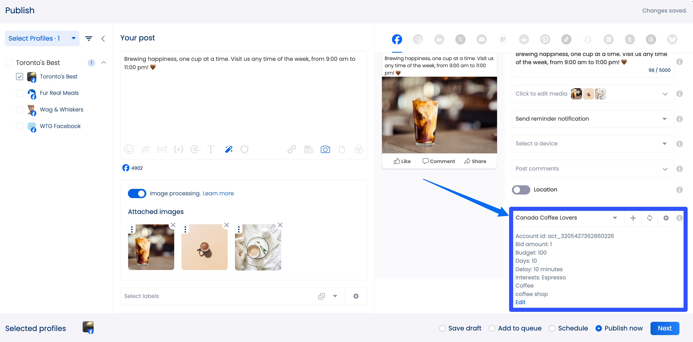 Facebook Draft Post13