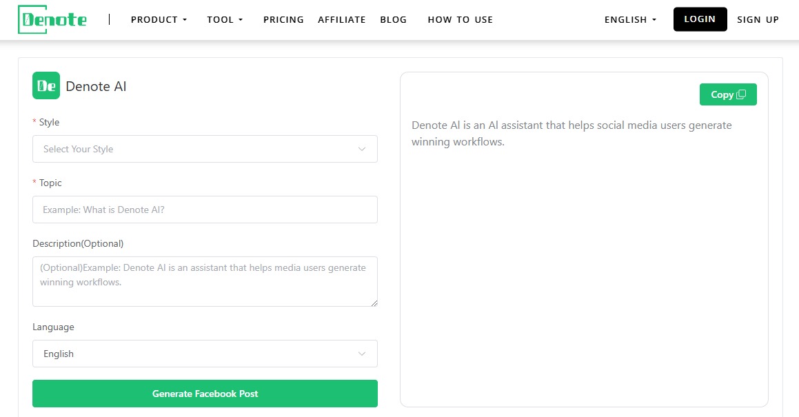 Facebook Post Generator15