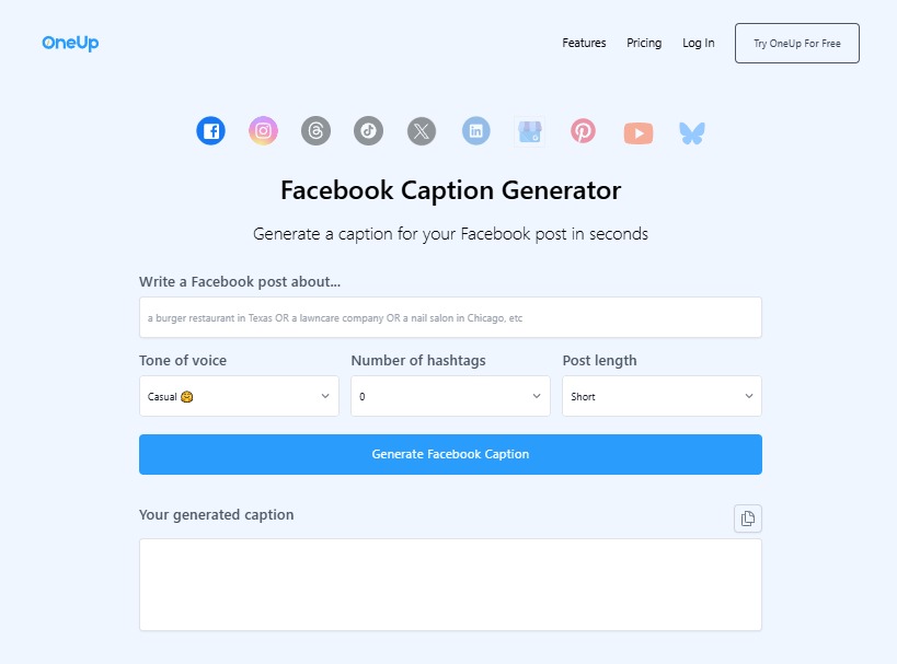 Facebook Post Generator17