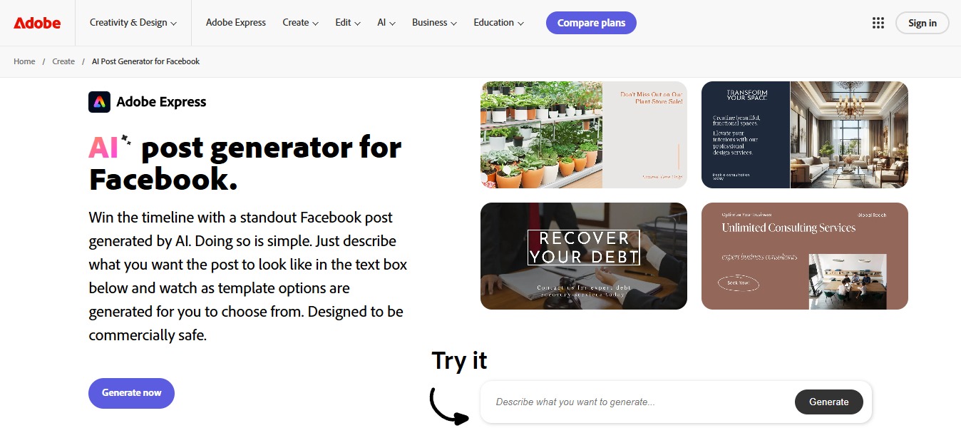 Facebook Post Generator18