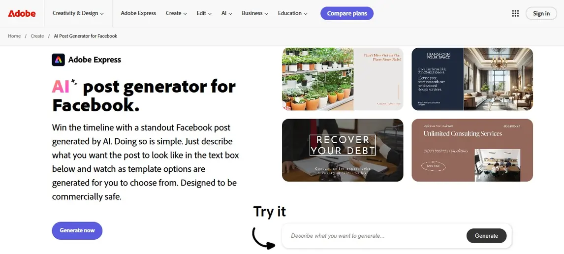 Facebook Post Generator18