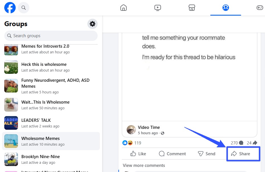 How to Make A Post Shareable on Facebook9
