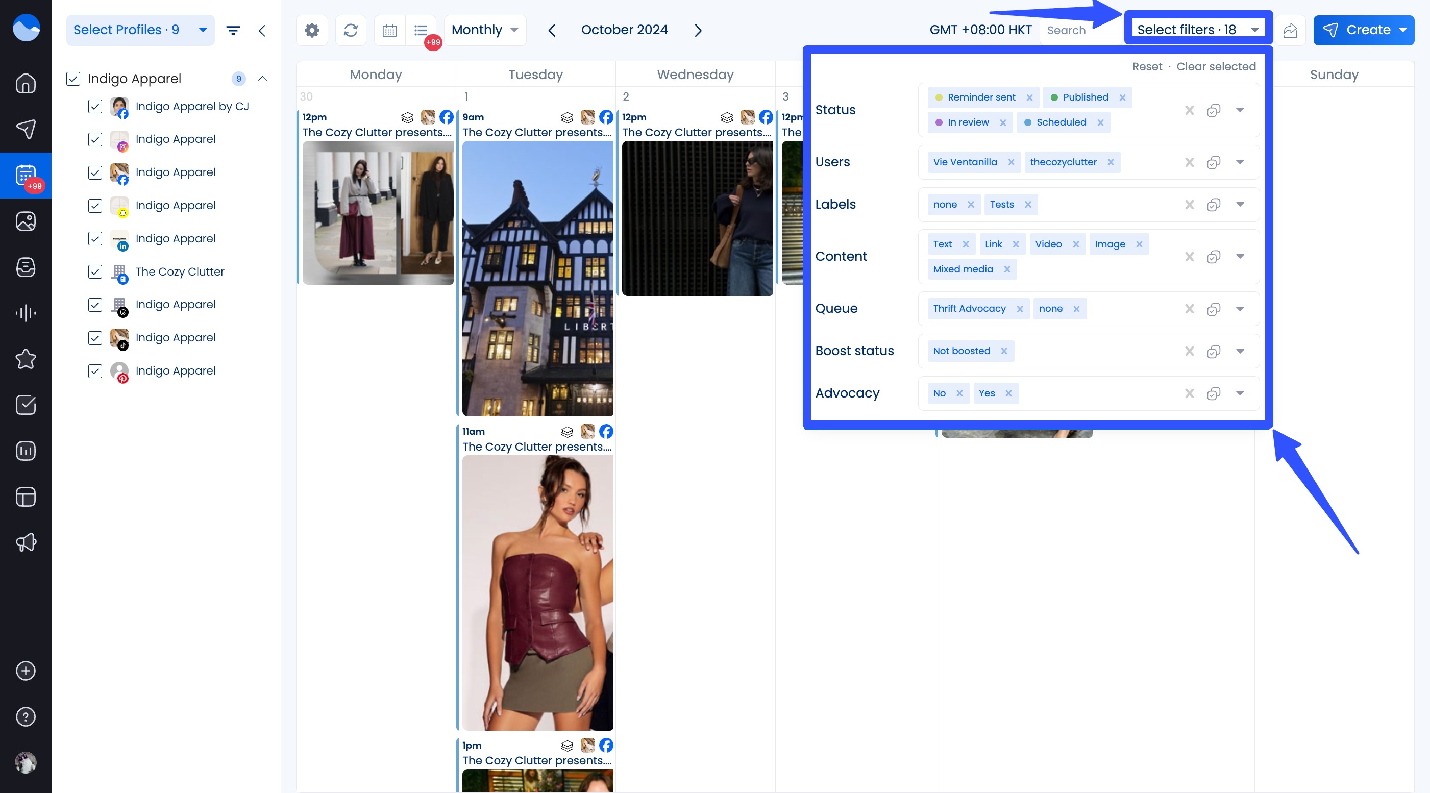 Instagram Content Calendar5