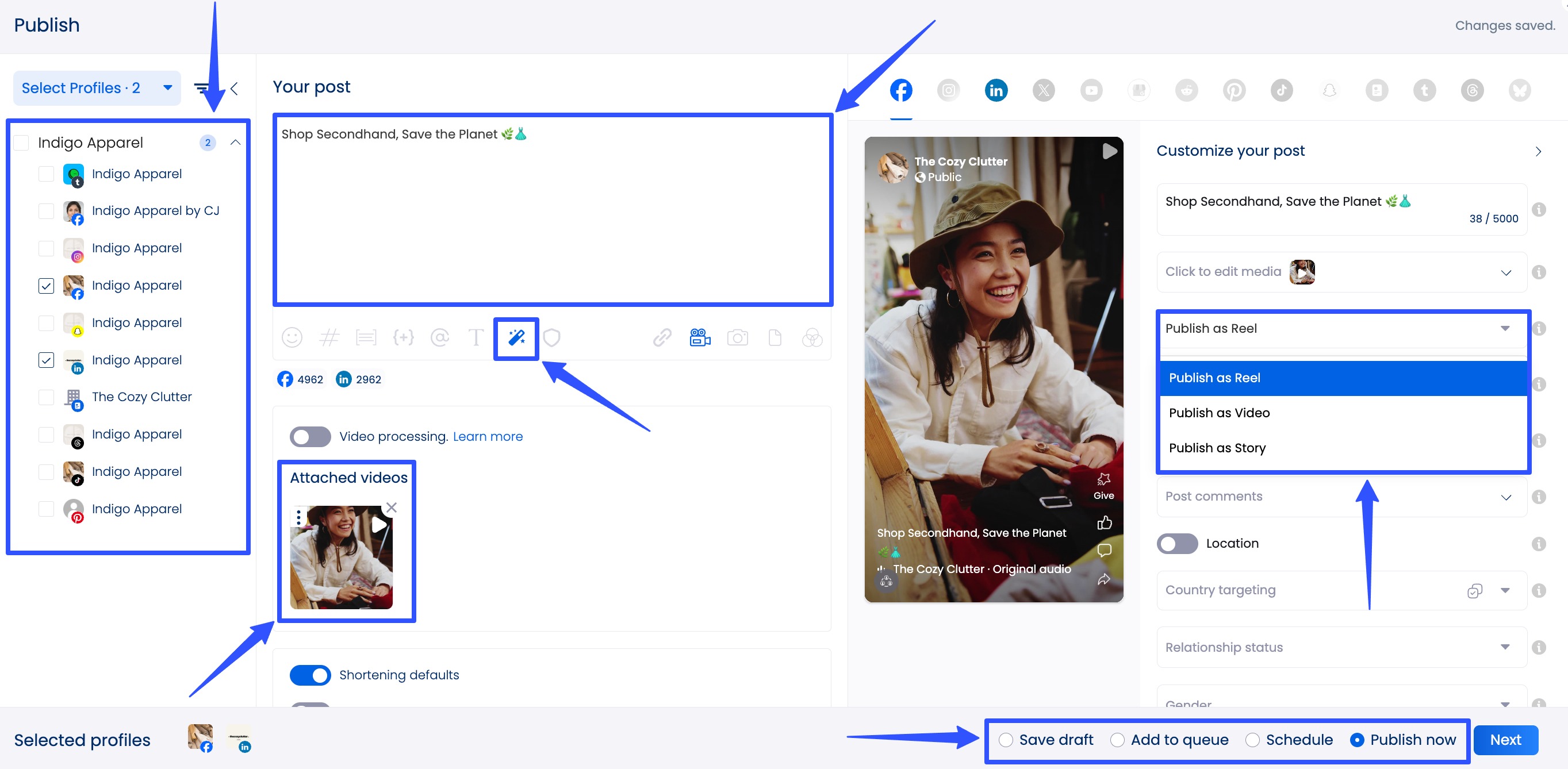 Video For Facebook Updated Facebook Video Size Guide for Marketers & Agencies | Vista Social