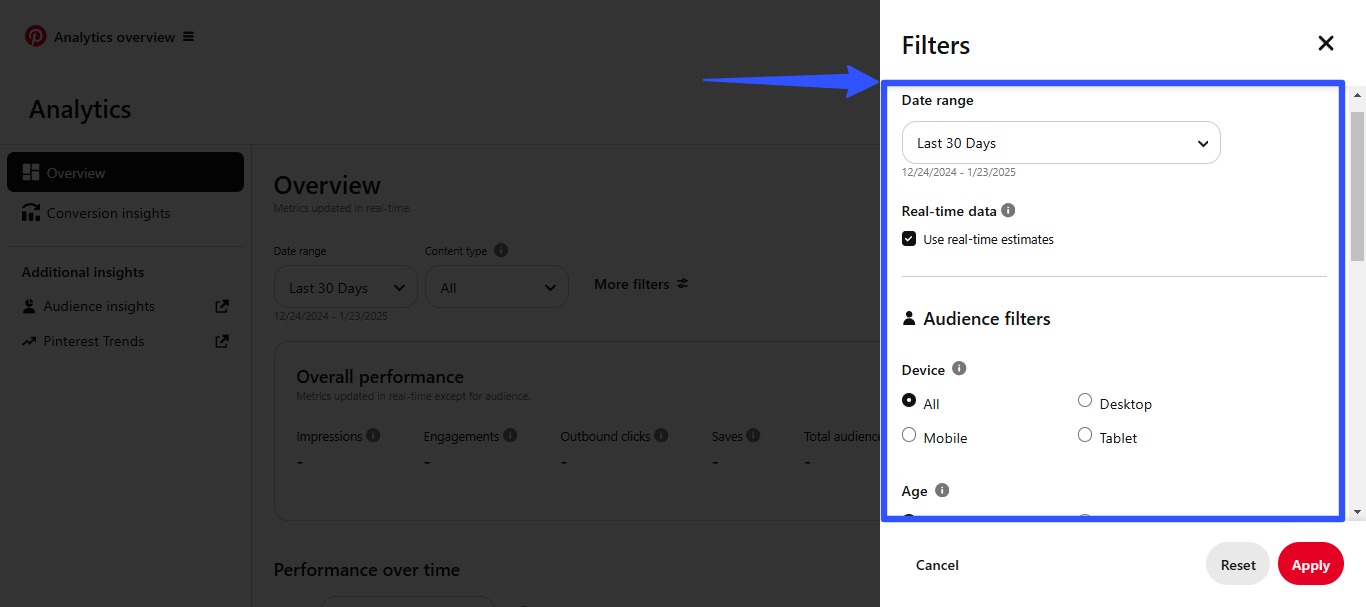 Pinterest Analytics3