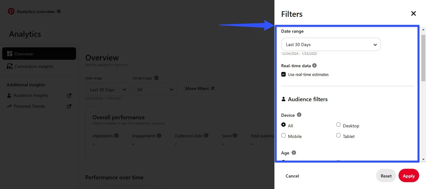 Pinterest Analytics3