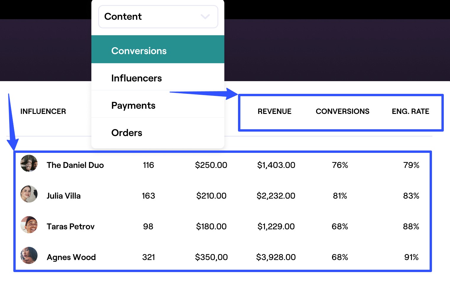 Influencer Analytics13
