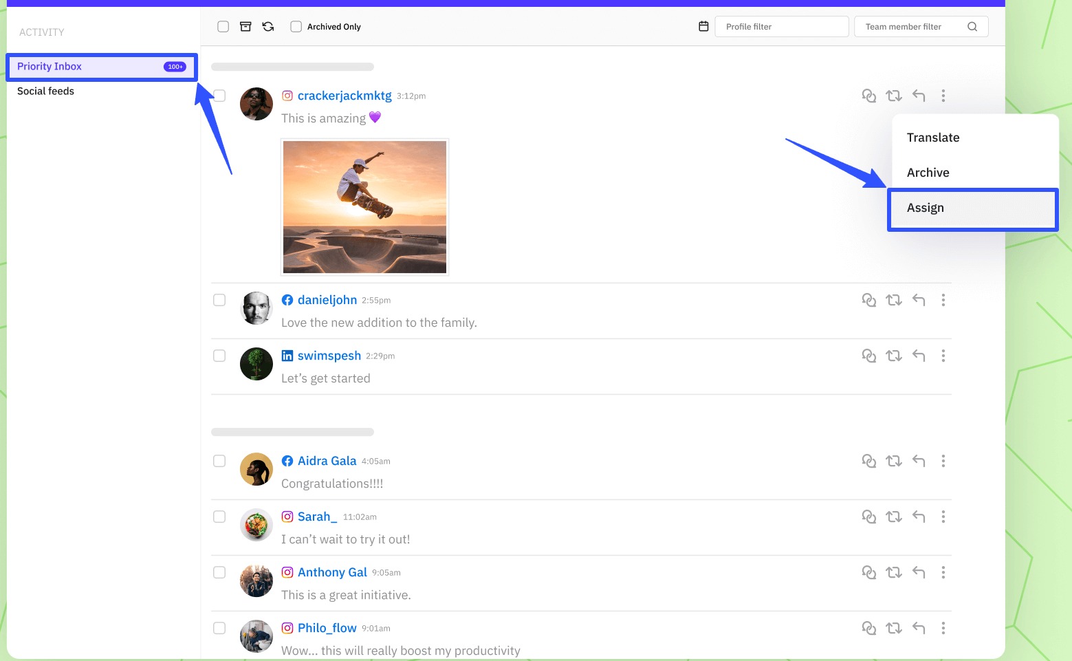 Social Media Inbox Management17