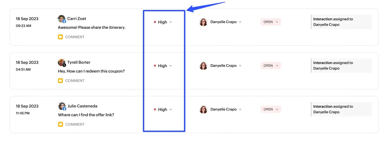 Social Media Inbox Management19