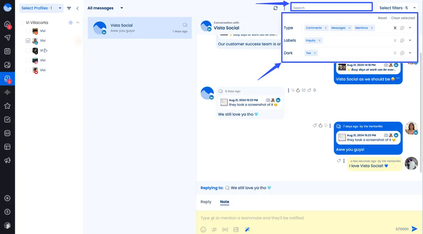 Social Media Inbox Management4