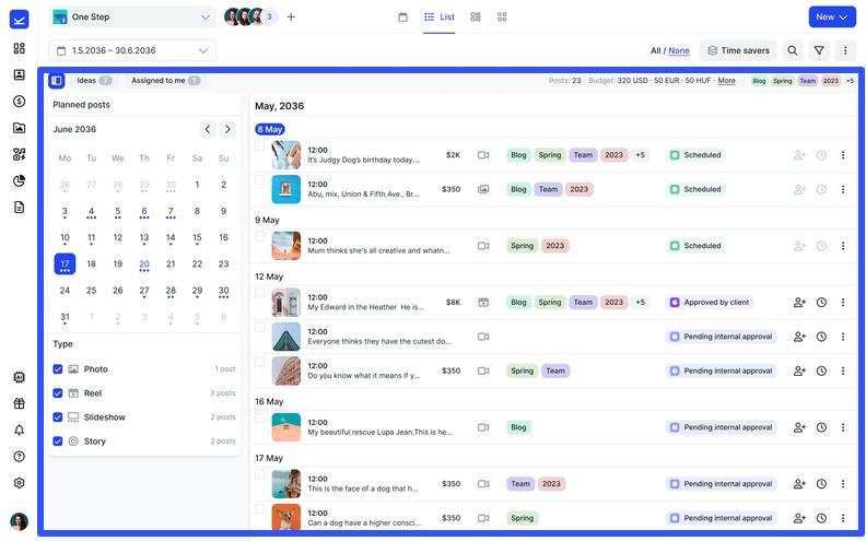 Social Media Planning Tools42