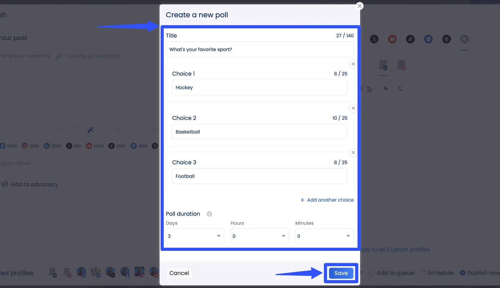 Social Media Polls 3