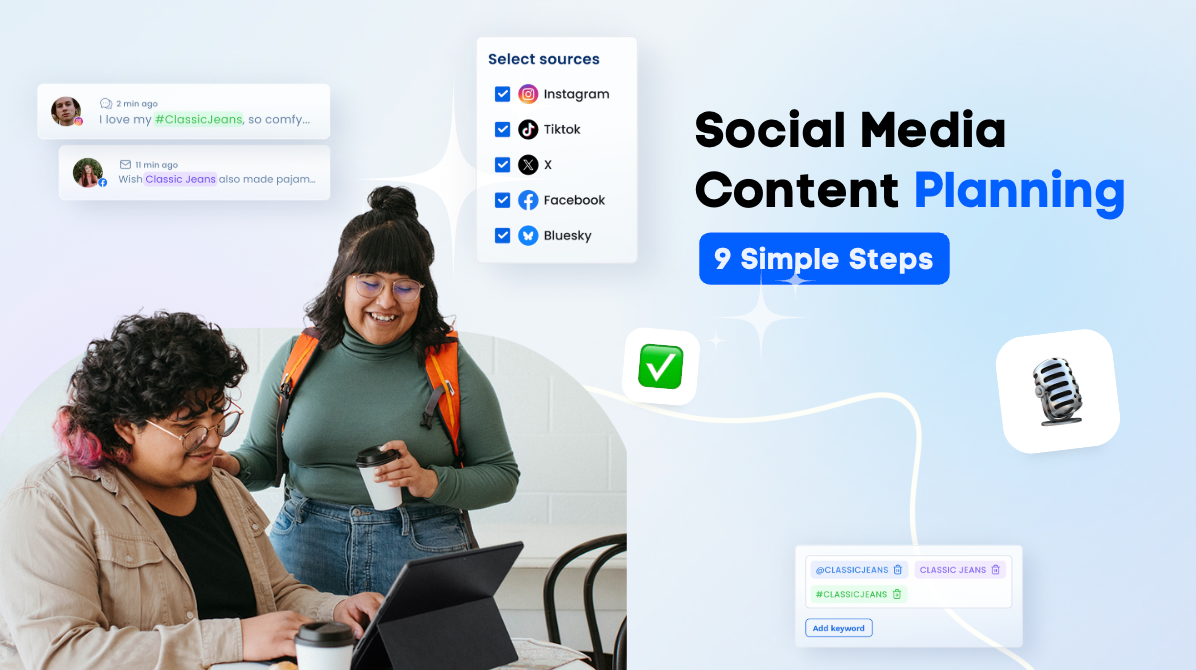Content Simple Social Media Content Planning in 9 Simple Steps | Vista Social