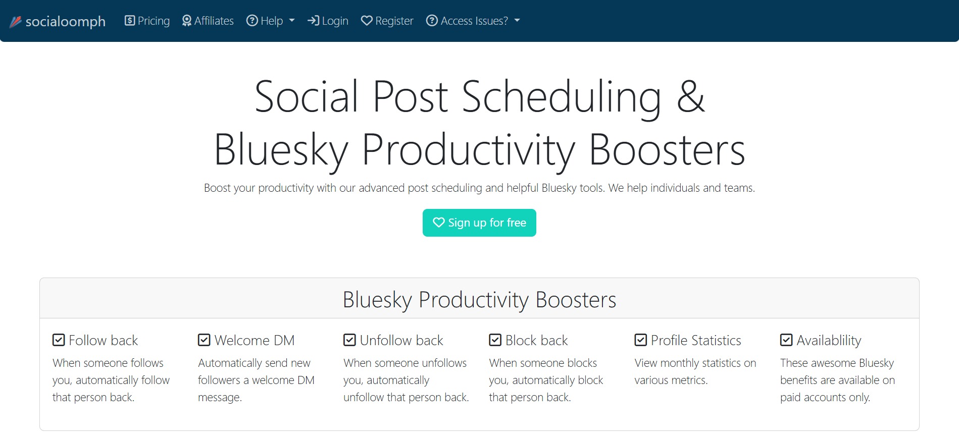 Free Social Media Management Tools24