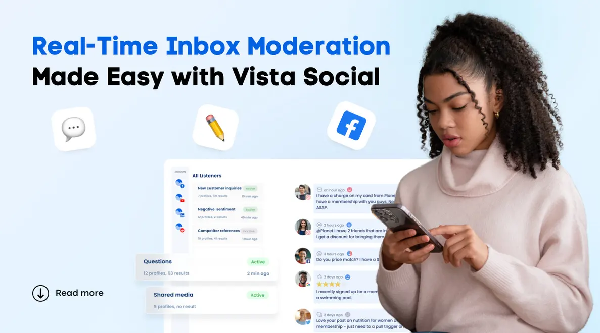 Real-Time Inbox Moderation Made Easy with Vista Social Real-Time Inbox Moderation Made Easy with Vista Social