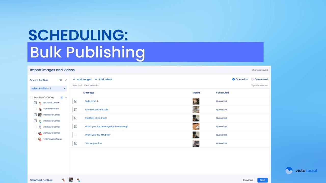 Getting Started with Vista Social: Calendar Overview