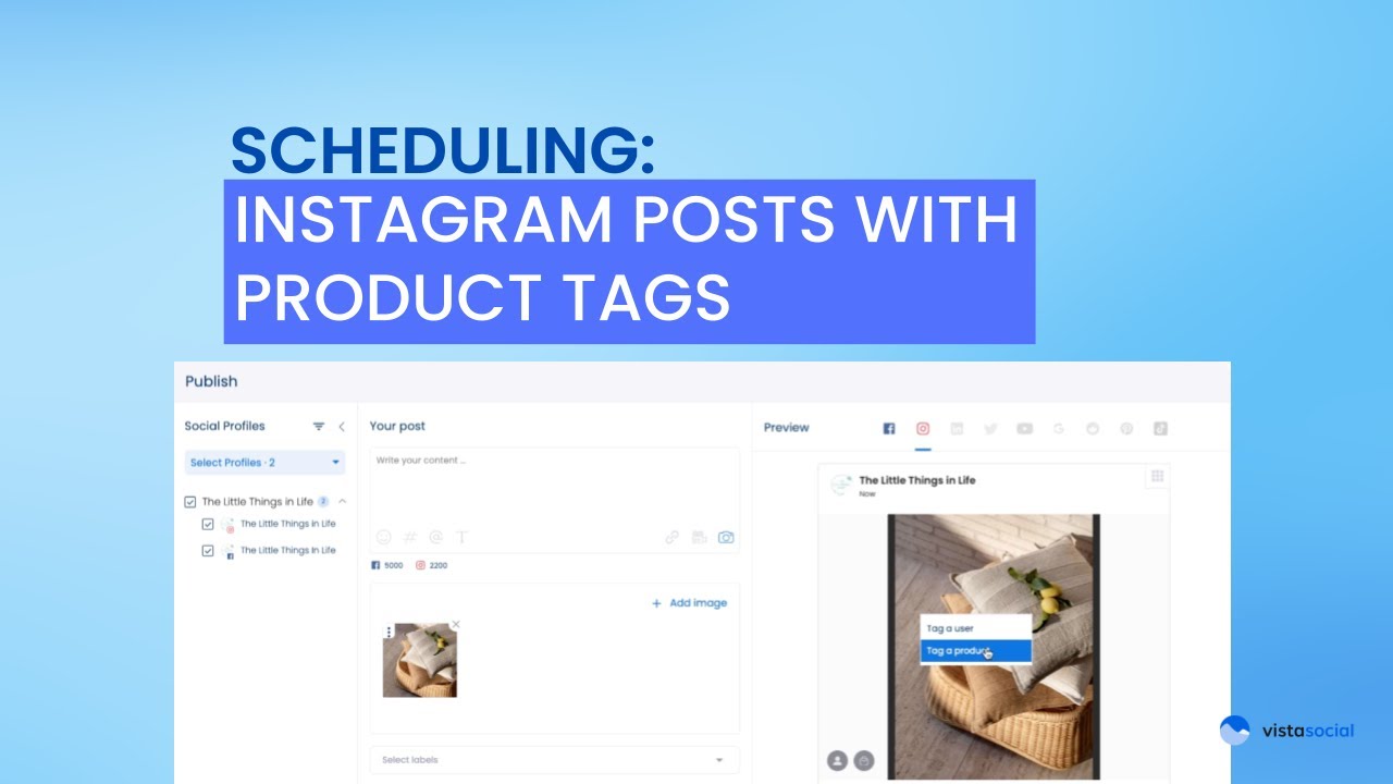 Scheduling Instagram Posts with Product Tags