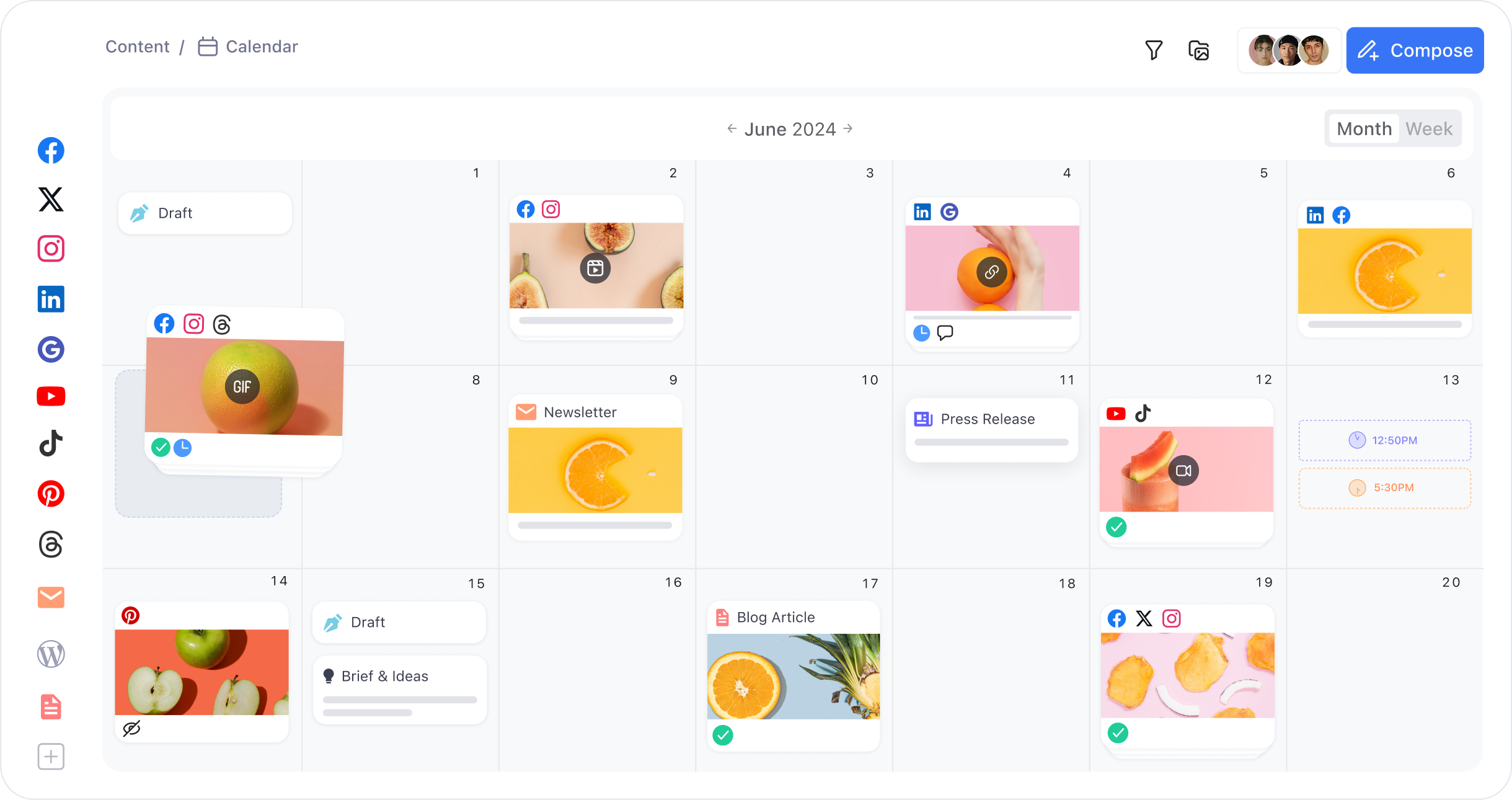 Best Instagram Post Scheduler page - Planable