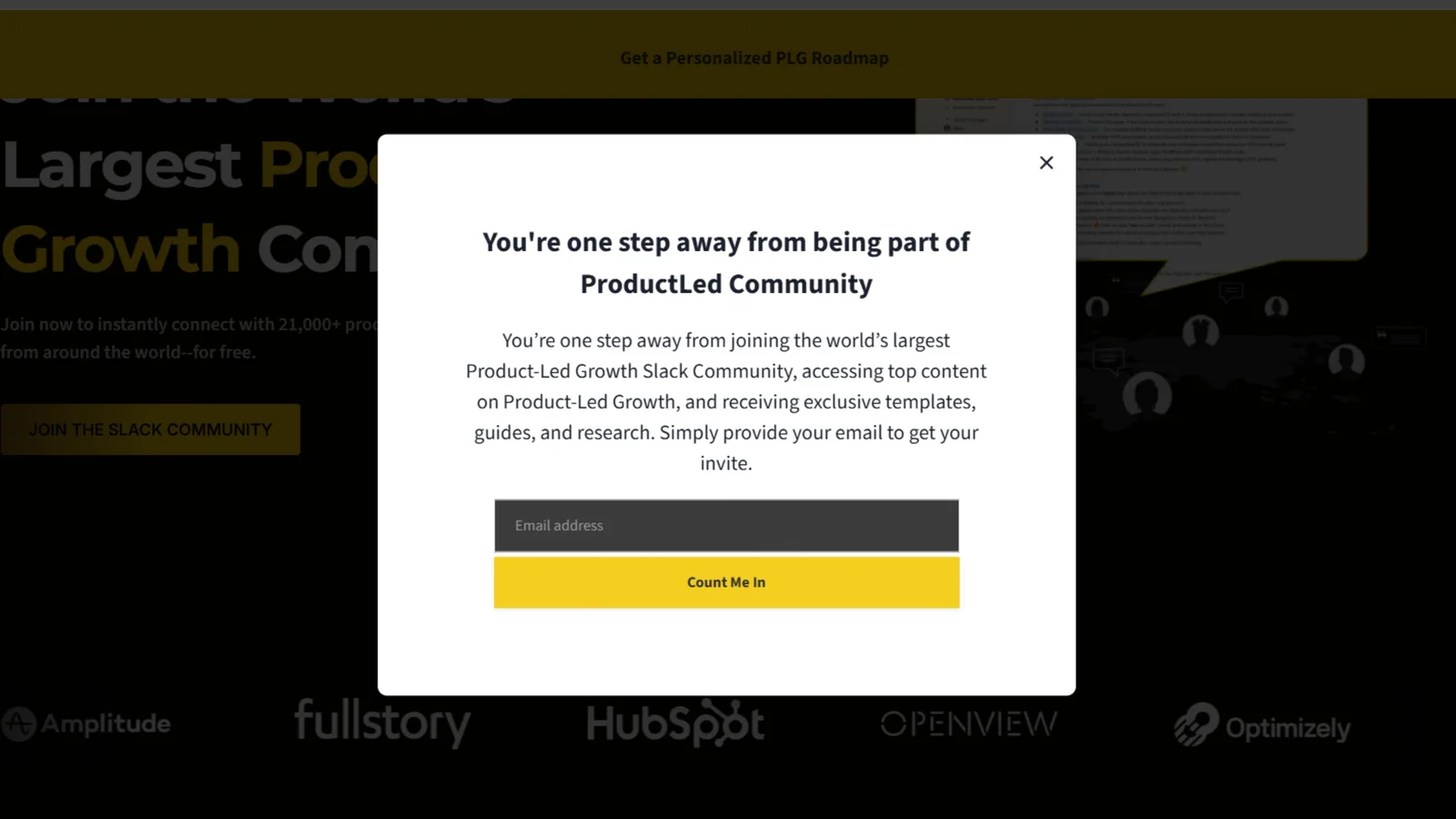 marketing slack communities: product-led growth