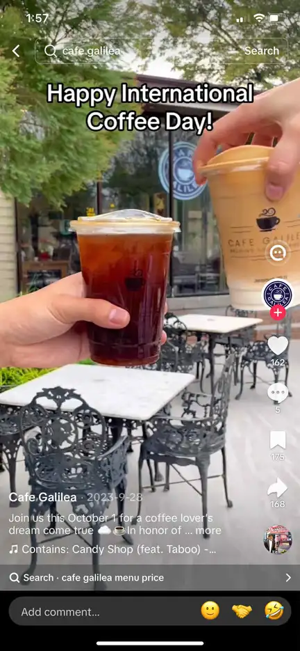 October Social Media Holidays : International coffee day