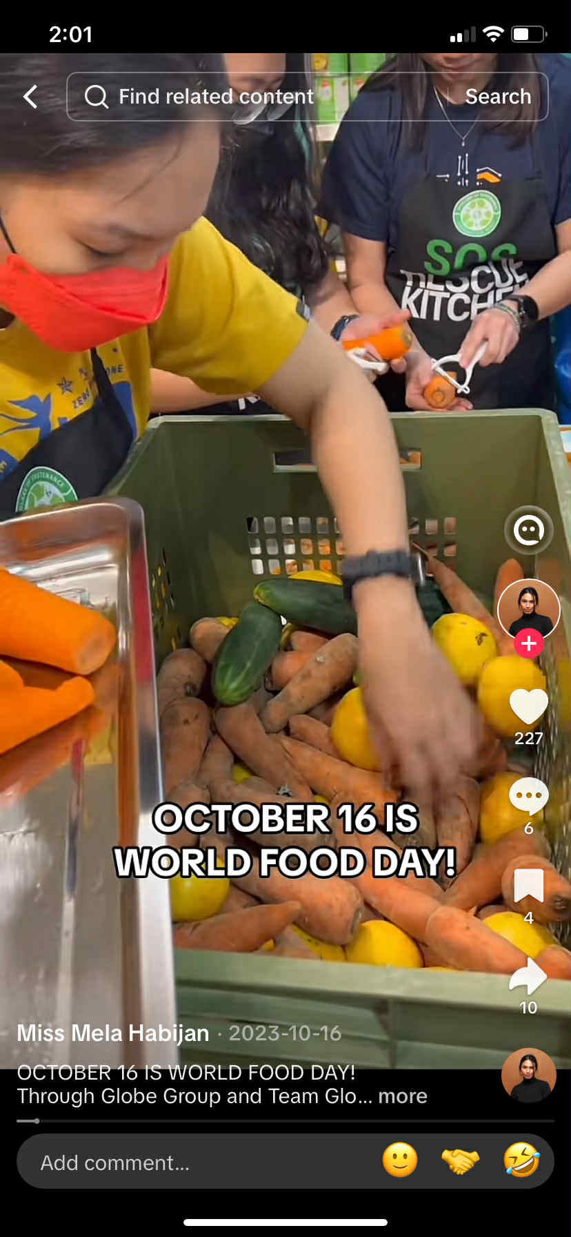 October Social Media Holidays: World food day