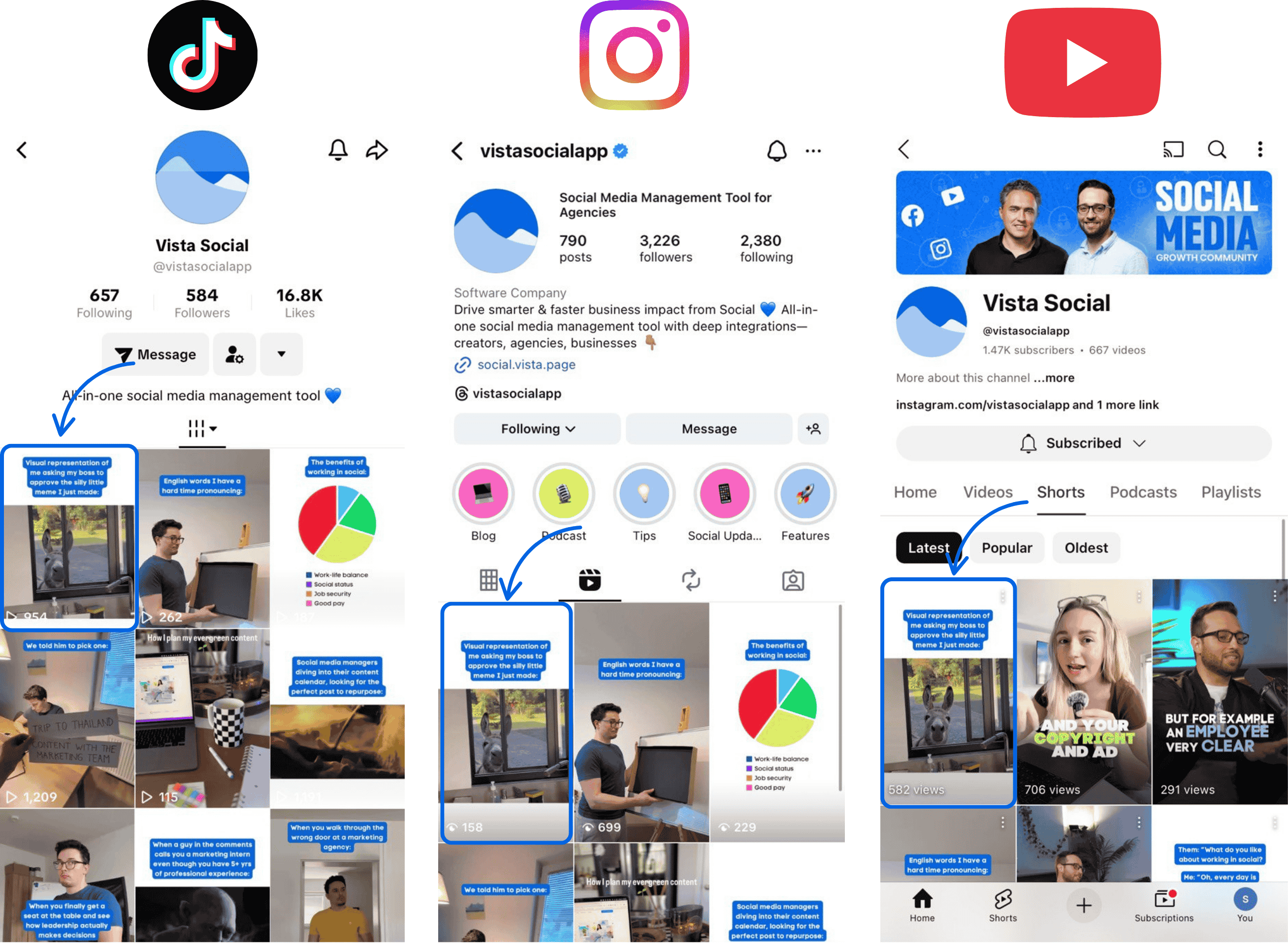 Repurpose high-performing tiktoks in other platforms