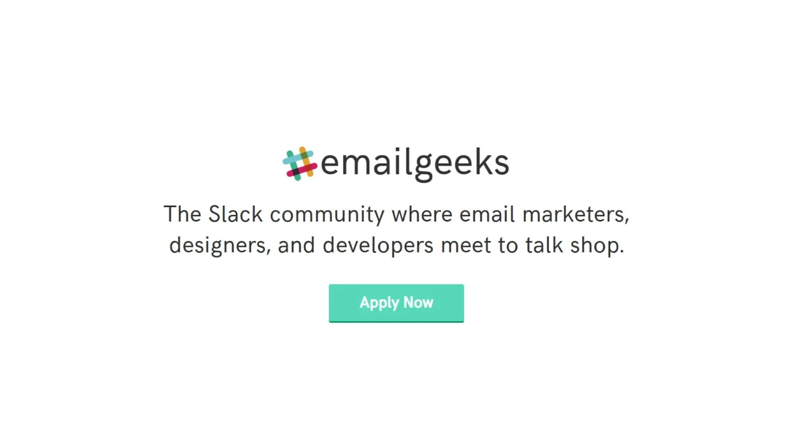marketing slack communities: emailgeeks