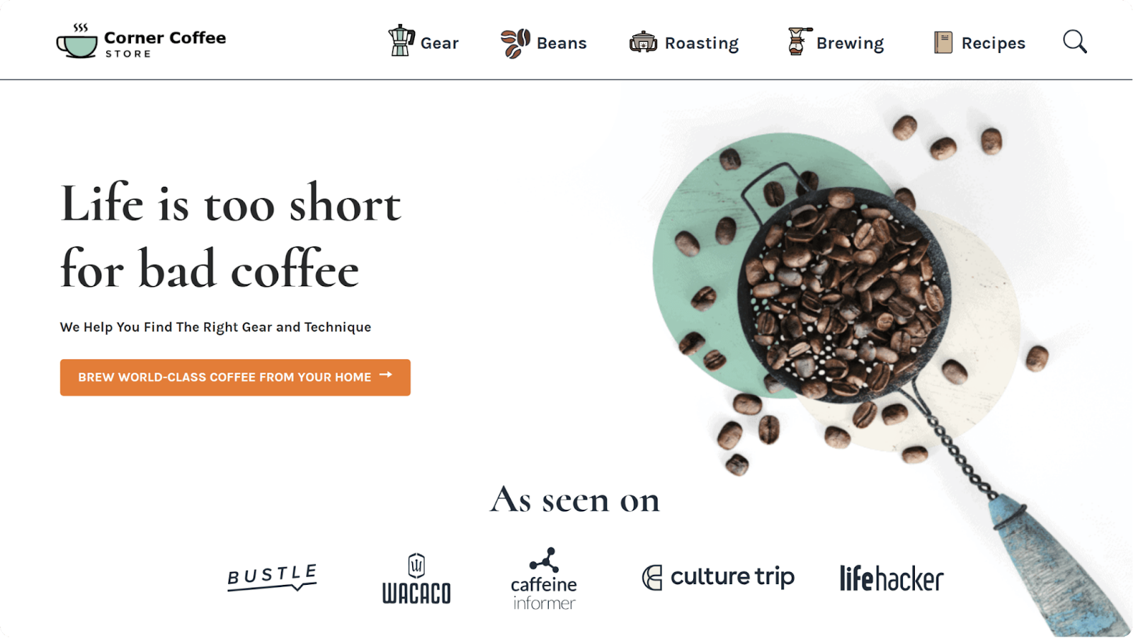 affiliate marketing vs. influencer marketing: corner coffee