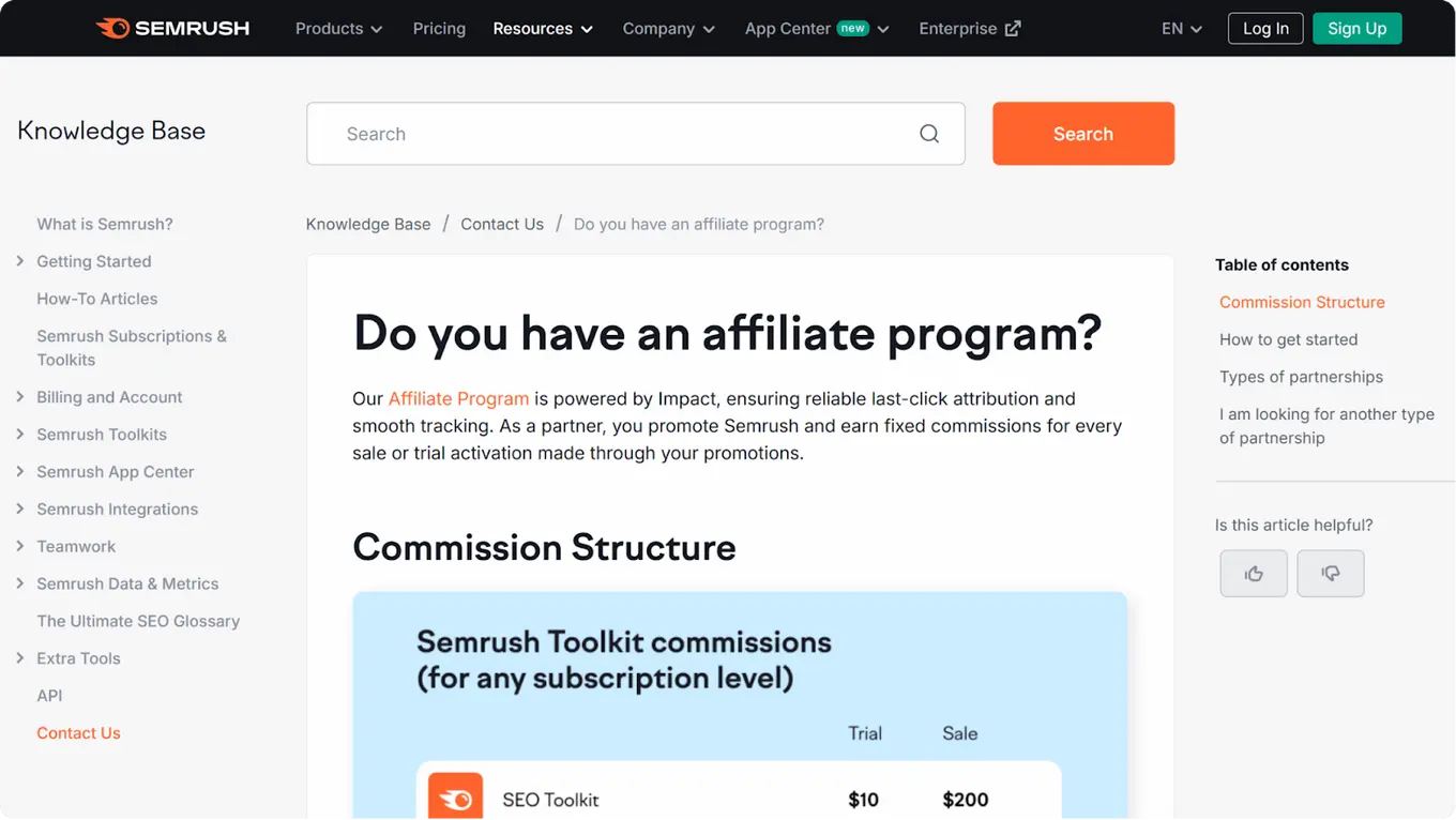 affiliate marketing vs. influencer marketing: semrush affiliate program