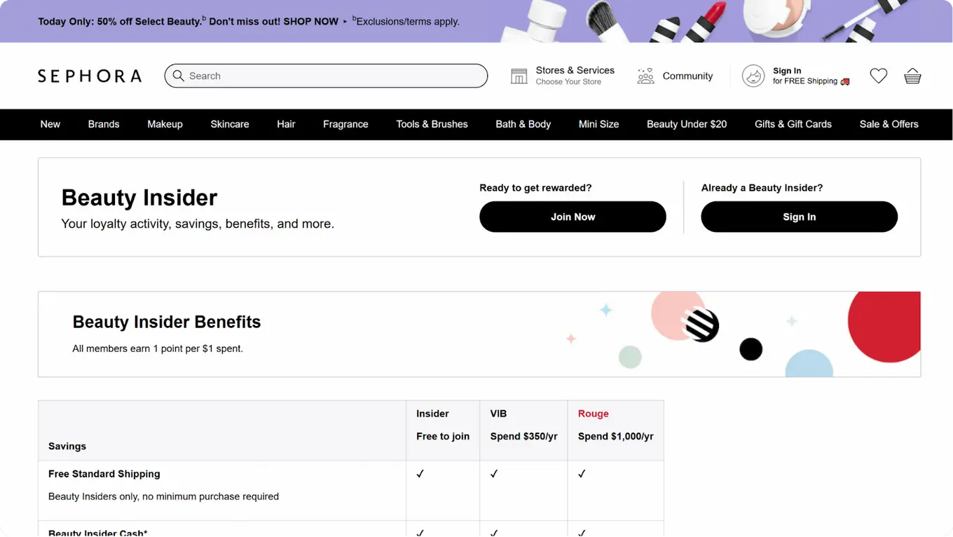 affiliate marketing vs. influencer marketing: sephora